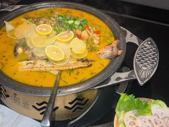-探鱼·鲜青椒爽麻烤鱼(广州花都来又来店)