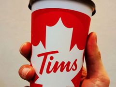 橙意浓醇拿铁-Tims天好咖啡·贝果(渝中来福士店)