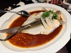葱油蒸钱湖朋鱼-宁波柏悦酒店·钱湖渔港