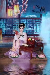 -后宫·古装汉服京剧儿童亲子全家福摄影