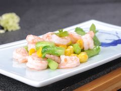 银杏芥兰炒虾球-郭家大院(新源店)