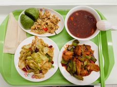 窝头外婆菜炒鸡蛋-北大家园食堂