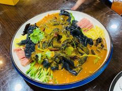 五彩拉皮-喜悦小串海鲜烧烤大排档(高新万达店)
