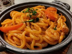 番茄海鲜乌冬-万岁寿司(万国店)