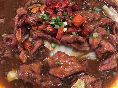 水煮牛肉-京天红酒家(马家堡店)