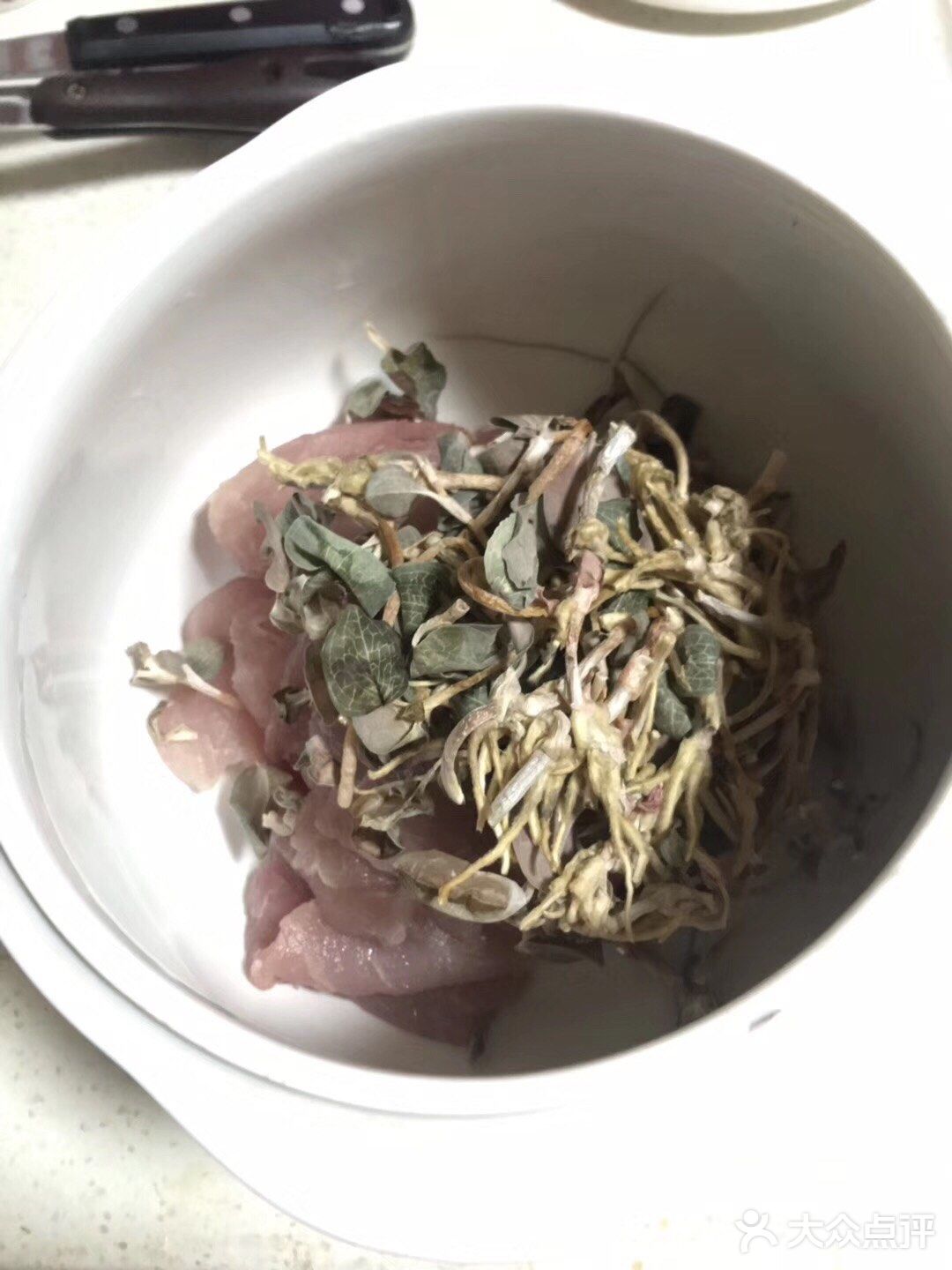 老少皆宜汤水之肉汁炖金线莲