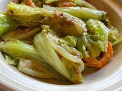 瓦煲虾干香啫唐生菜-利苑酒家(金宝店)