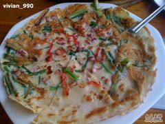 朴氏韩国料理--韭菜海鲜饼-朴氏韩国料理(北欧丽景店)