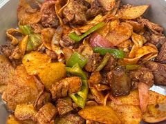-尕有炕锅烤羊肉