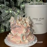 生日收到这么漂亮的蛋糕🎂心情也变得美美哒[爱心]