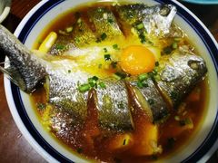 咸黄鱼蒸蛋-松沪名灶·豆浆鱼头·新上海菜(飞航吾悦广场店)