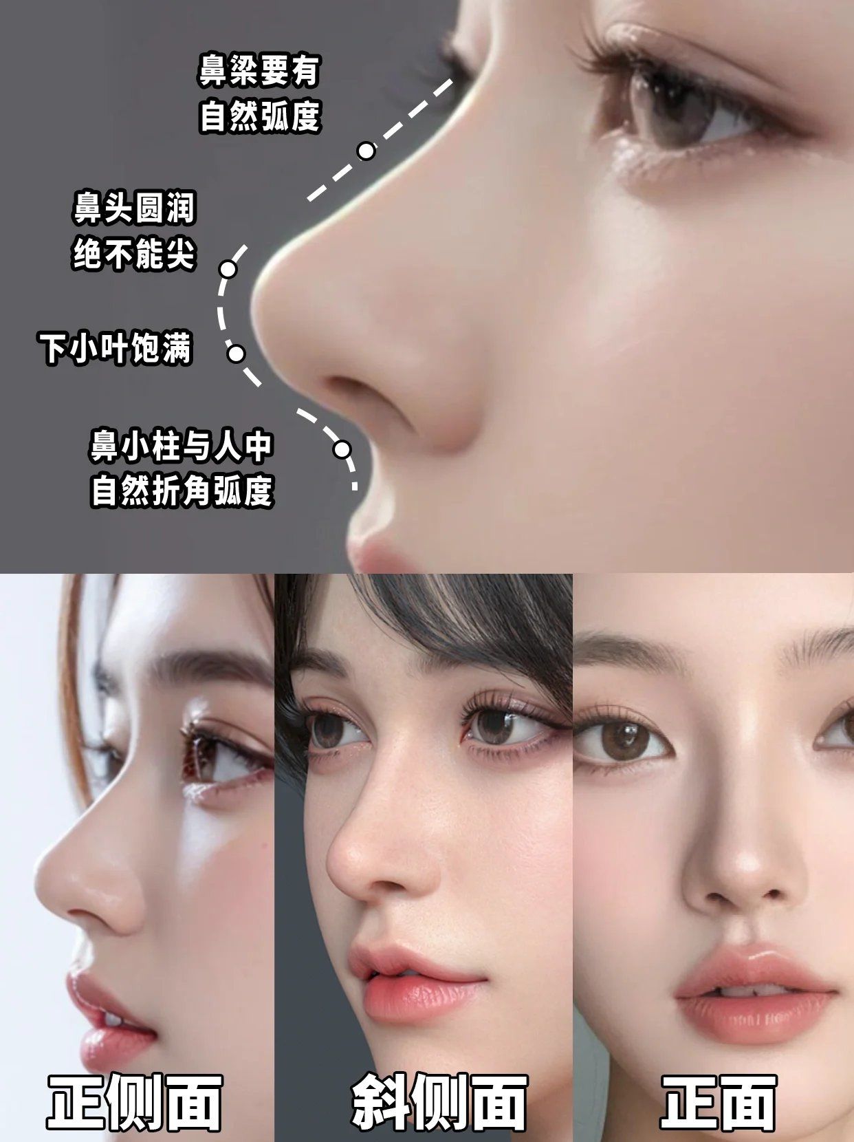 审美积累!高级耐看 鼻模板