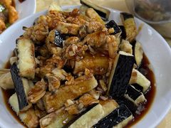 蛤蜊肉拌茄子-华春餐馆(鱼山路店)
