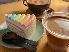 彩虹芝士蛋糕-LK·Cafe 小院儿