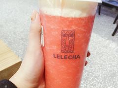 奶酪红草莓-LELECHA乐乐茶(上海五角场万达广场店)