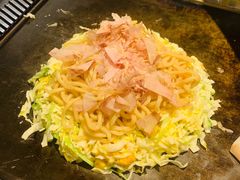 蔬菜大阪烧加面-鹤桥风月(千日前店)