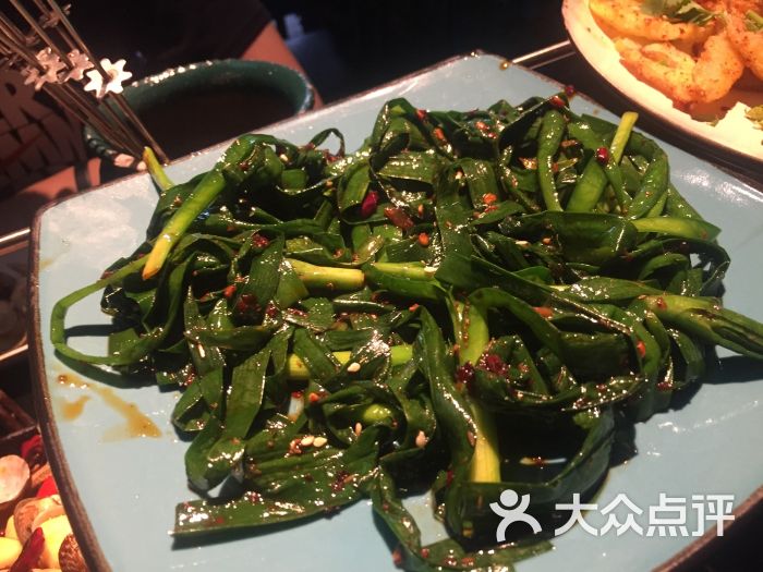 山洞里有家烤串店-韭菜图片-重庆美食-大众点评网