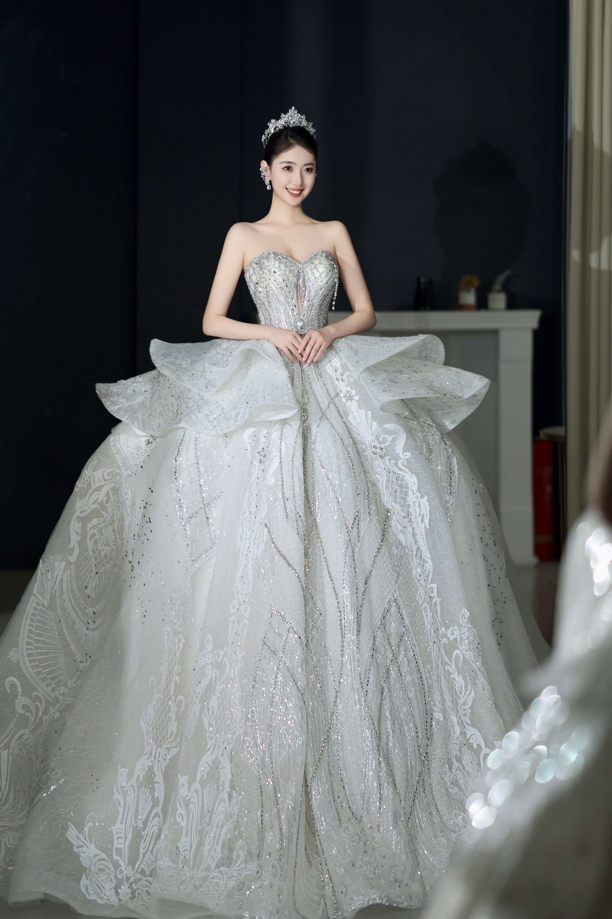 大女主婚纱来啦~闪耀万分✨✨✨
