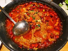 水煮牛肉-金牌外婆家(苏州中心店)