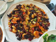 鱼香虾仁-老虎滩船说·海胆水饺·大连海鲜(老虎滩店)