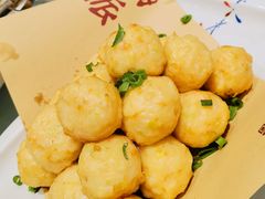 章丘大葱丸子-海派美食·家宴海鲜青岛菜·石锅鲽鱼头(东方城店)