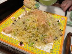 鲜虾柴鱼花炒飯-那家小馆