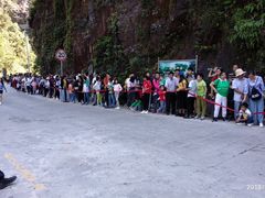 游完景区等车的长龙-九龙江国家森林公园