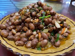 腌菜炒茶豆-段氏永平黄焖鸡