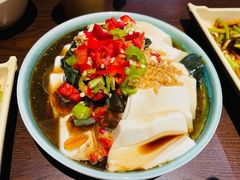 鲜椒皮蛋豆腐-花叔蜀川菜·辣子鸡(北关店)