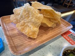炸腐竹-烹然四季椰子鸡火锅(团结湖总店)