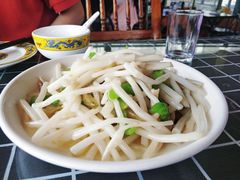 芦苇根炒肉丝-梦缘水乡·湖景餐厅
