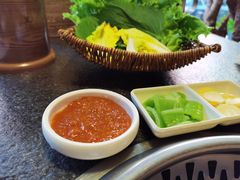 -草家酱蟹炭火烤肉店(珲春南路一店)