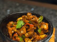 石锅豆豉牛蛙-小城故事·地道宁波味(月湖盛园店)