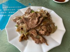 葱炒羊肉-国庆烧麦馆