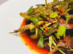 折耳根拌胡豆-柴门头啖汤·经典川菜·慢火汤品(锦城万达店)