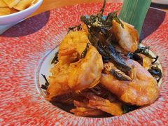 普洱茶香虾-菌自由丨野生菌火锅特色庭院餐厅(丽江古城店)