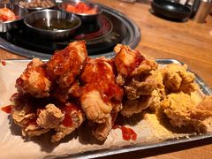 甜辣无骨炸鸡-包装马车·韩国料理·포장마차