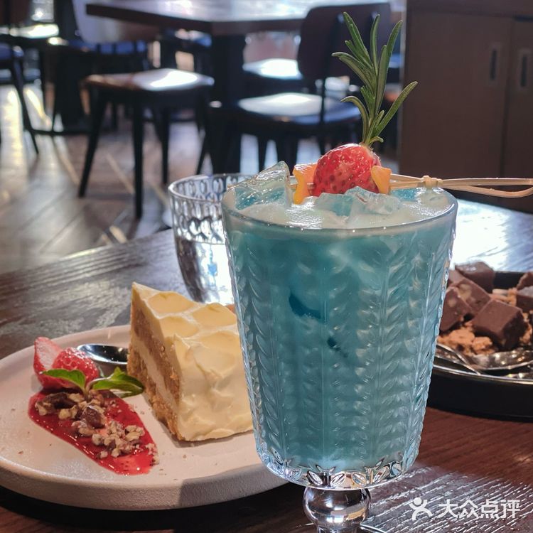 蓝蛙甜点饮料