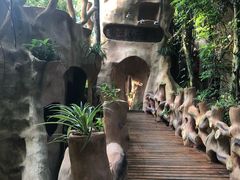 -天门沟九州驿站树上汤泉