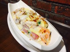 芝士白汁海鲜焗饭-嗨T茶餐厅(大石店)