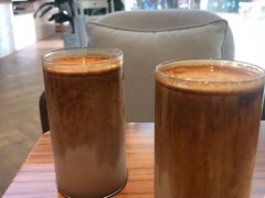 红豆沙拿铁-Line 咖啡(石厦花园店)