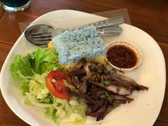 -蝶豆花蓝面条