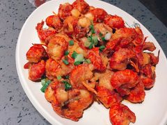 咸蛋黄焗虾球-一棠龙虾•王牌虾球(楚河汉街店)