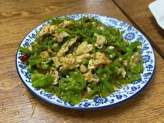 青椒炒蛋-汉时湘菜