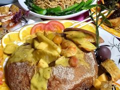 面包咖喱素虾-白衣古寺素斋堂