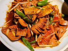 老头儿拿手的炒腰花-老头儿油爆虾(星光一期店)