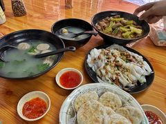 香煎墨鱼饼-汕尾小吃铜盘推(埔尾篮球场店)