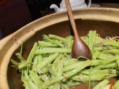 虾酱啫通菜梗-啫神·广州地标美食(北京路店)