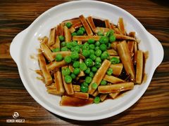 油焖茭白小豌豆-建国328 本帮小馆·面馆