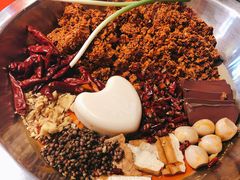 谭血鸭红锅底-谭鸭血老火锅(漳州路店)